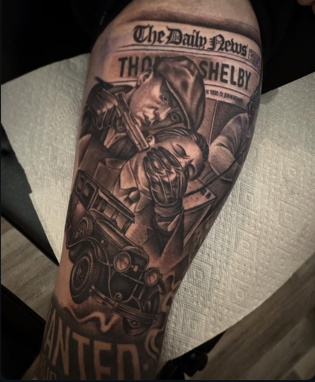 By order of the Peaky Blinders thanks bro @dvancilll #tattoos #tattoo #ohio #dayton #ohiotattooers #ohiotattooartist