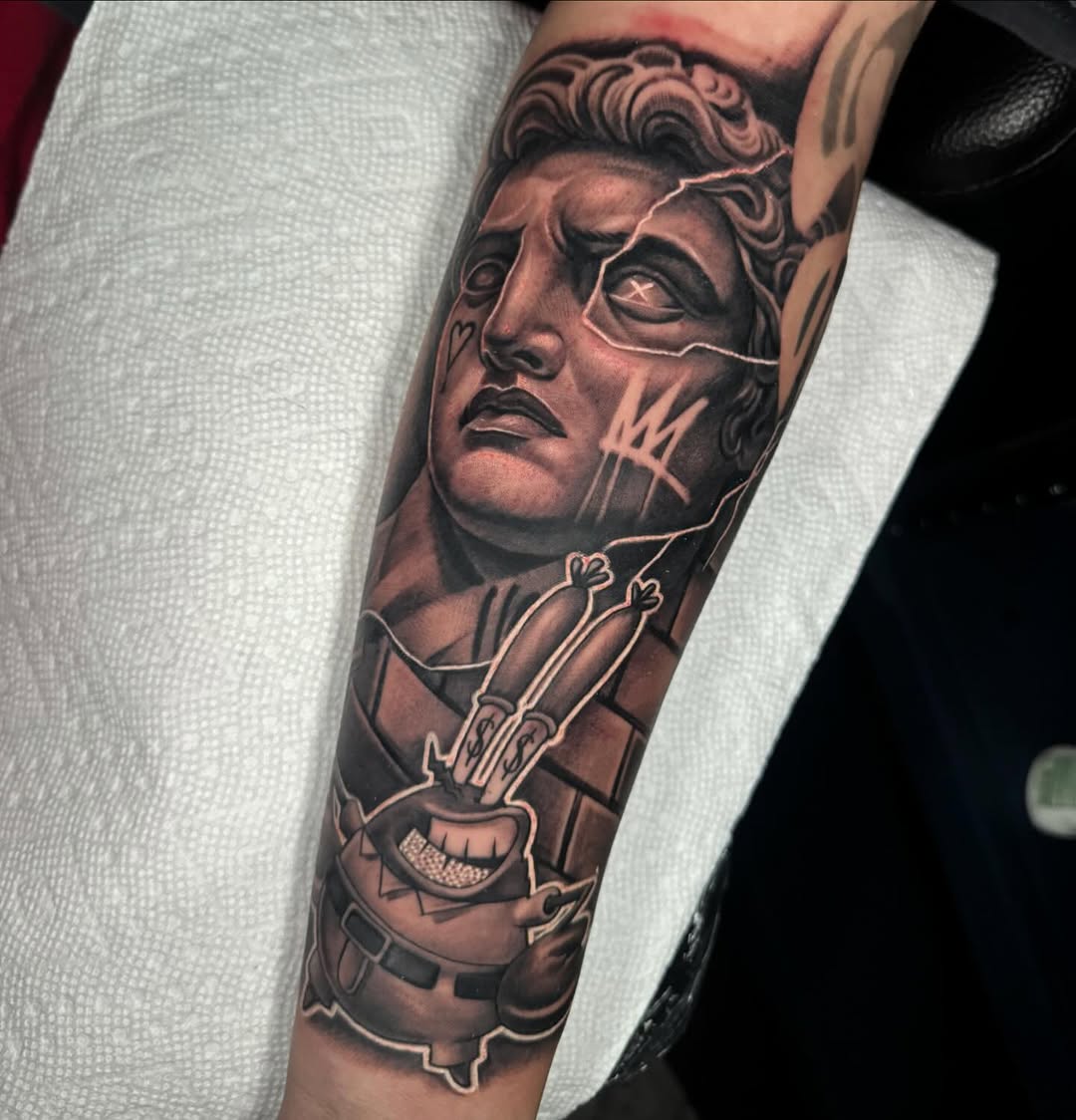 Thanks for the trust homie! @juanturiin #tattoo #tattoos #ohiotattooartist #dayton #realismtattoo