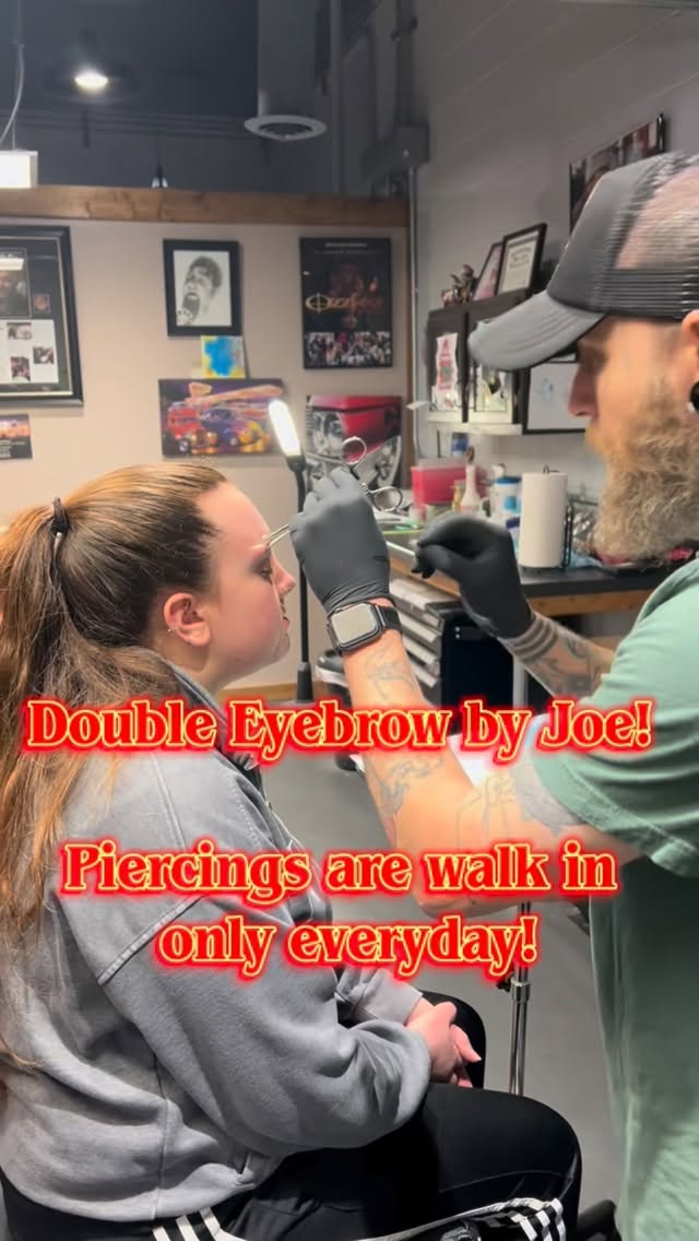 Walk in and get a piercing in minutes every day of the week. #piercings #bodypiercing #fyp #winstonsalem #winstonsalemtattooshops