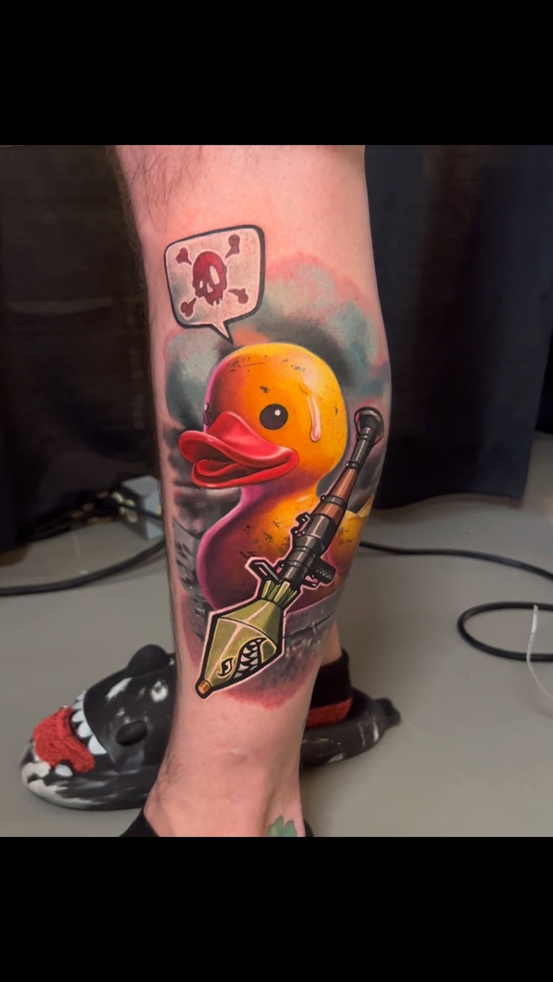 @raptorlazer and I had a blast on this collab at @lfodtattooexpo 
And managed to snag 1st place Tattoo of The Day!  #lfod24 

@blvckrosecollective 
@9