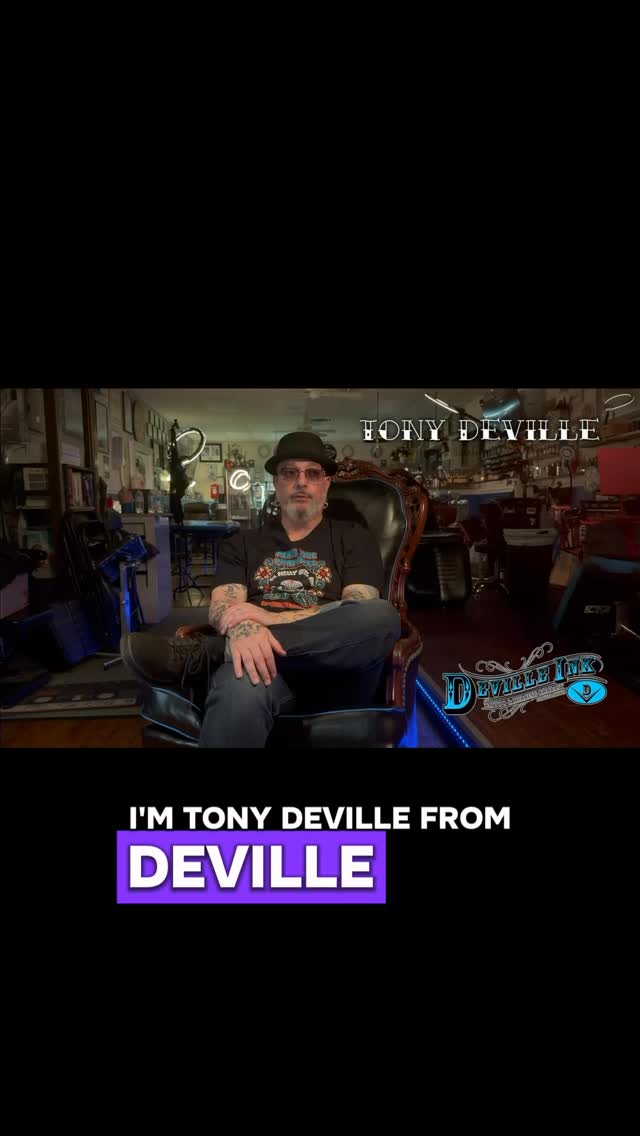 Tony’s been putting in work for years—and it’s caught up to him. Due to a shoulder injury, he’s slowing down a bit.

But DeVille Ink doesn’t slow down