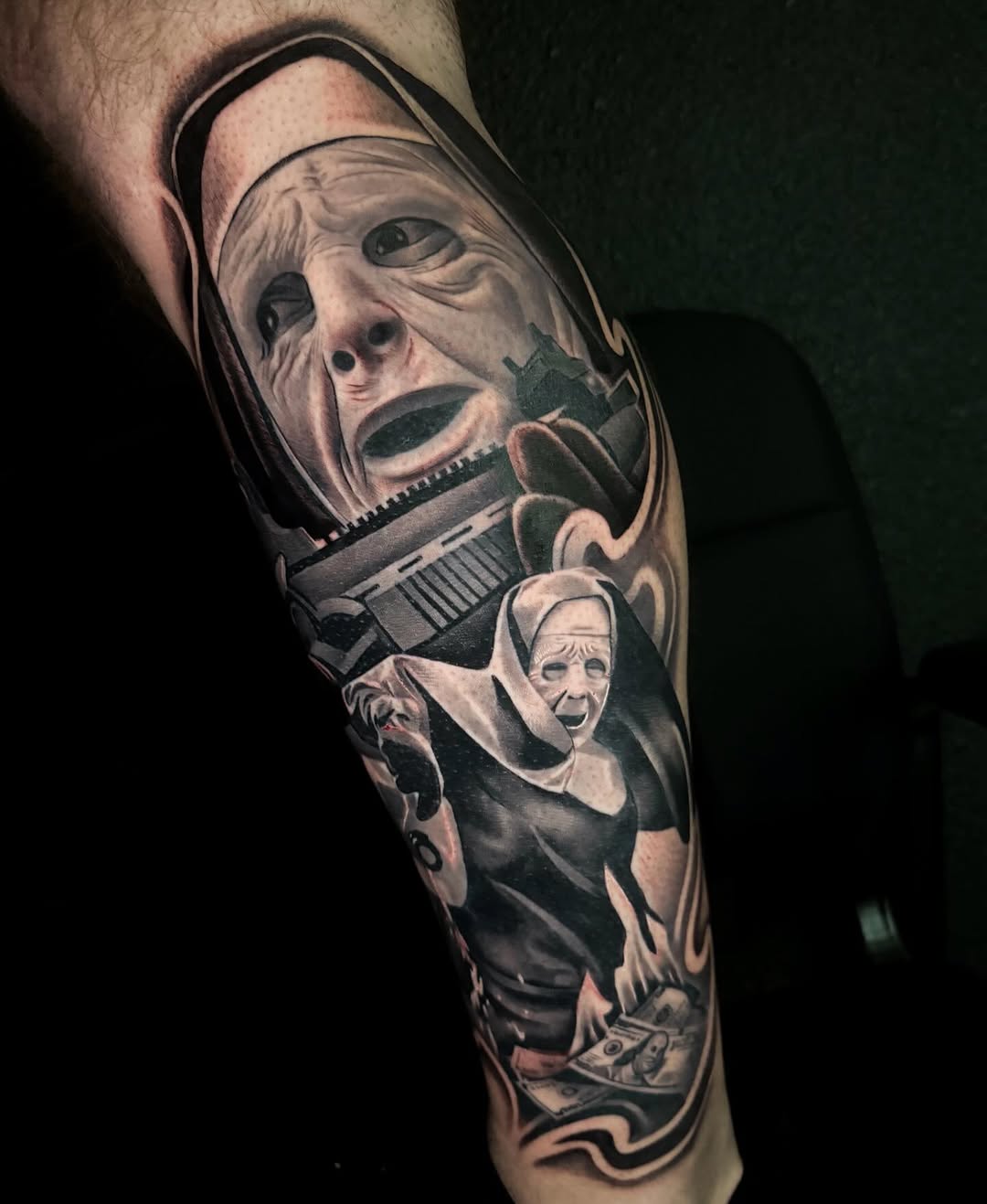 “I need your help. I can’t tell you what it is. You can never ask me about it later,”

 “Whose car are we gonna take?” 
 
This is one of my favorite m