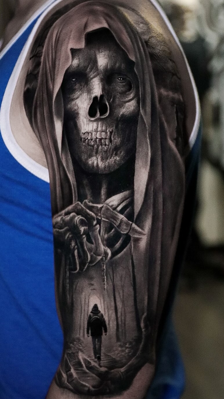 Very fun piece, looking forward to do more cool pieces like this one! “The path of life” thanks to my client for allowing me to do this piece for him 