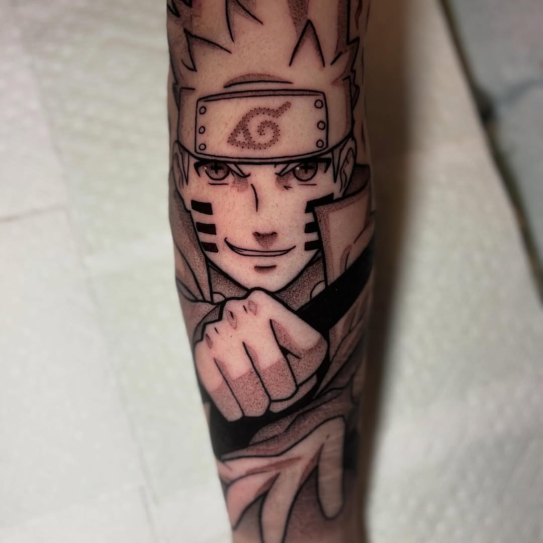 Got to add this #naruto to @anielblink sleeve, next up is Ichigo  Thanks again brother 

#animetattoo #nctattooers #raleightattoo #anime
