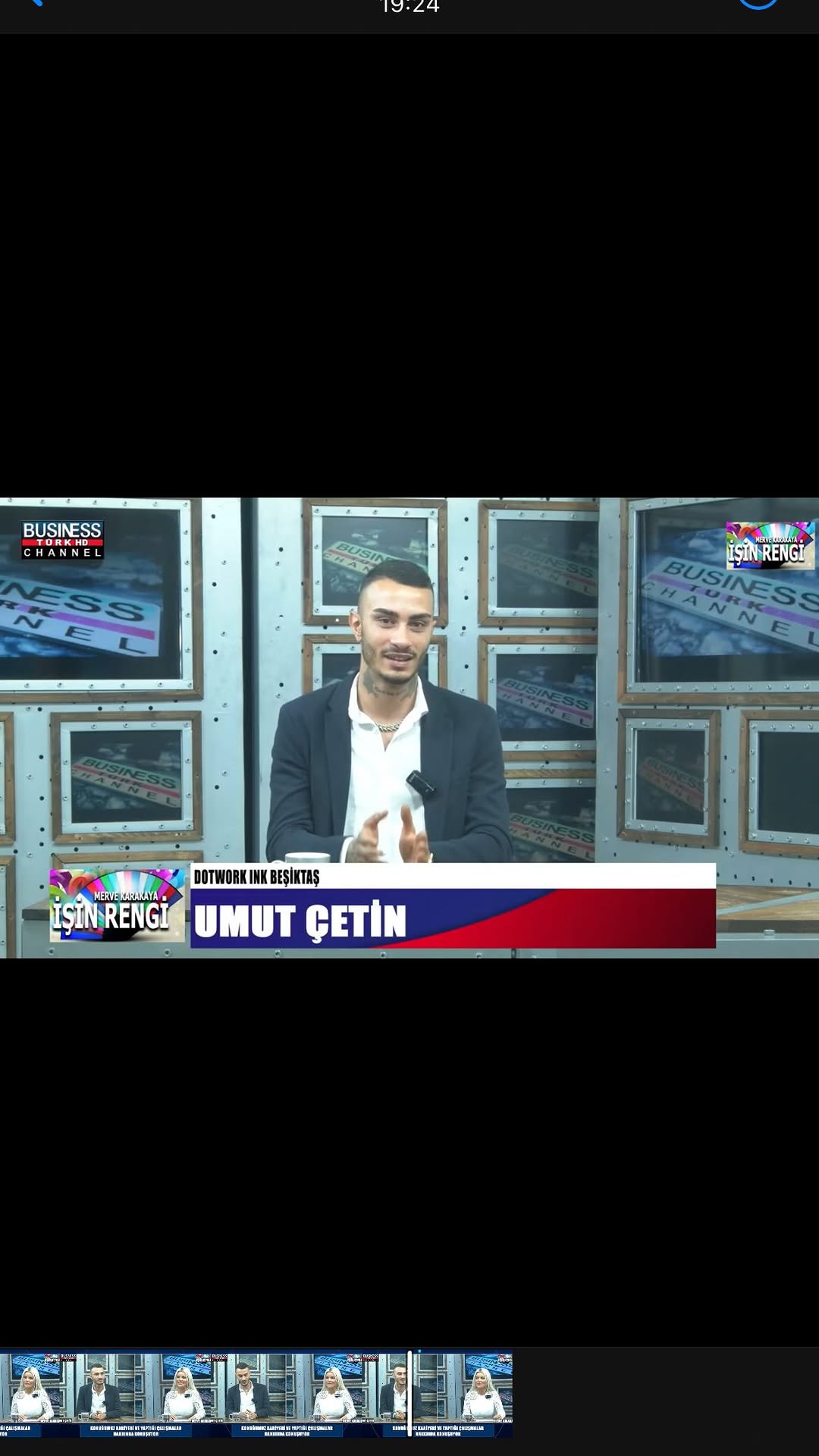 Dövme ve piercing hakkında yaptığımız güzel sohbet için Bussines Channel Türk ekibine teşekkür ederiz. 
#dotworkink 
#beşiktaştattoo