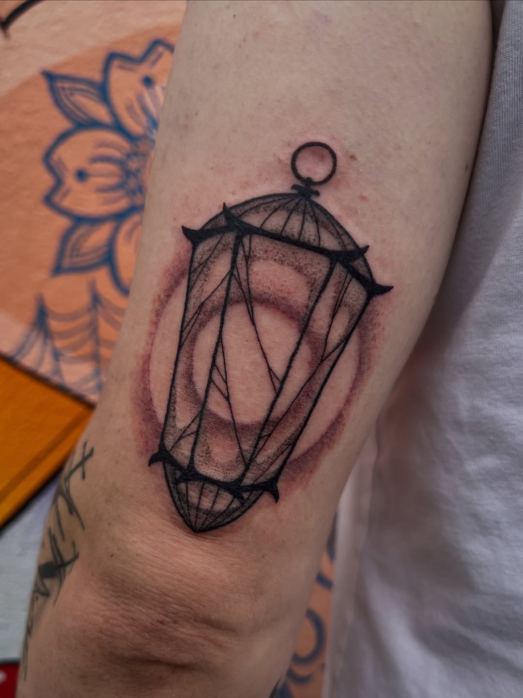 I got to do this one o it of my book of available designs the other day. Once I do the tattoo  take it out of the book so you’re still getting somethi