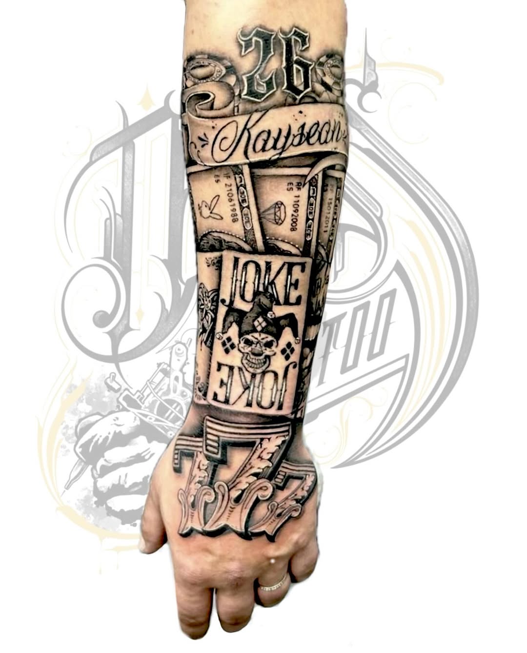 Demi manchette chicanos 

#tattoolyon 
#inkmen 
#tattoochicano 
#lyontattoo 
#skinartstore 
#blackandgreytattoo