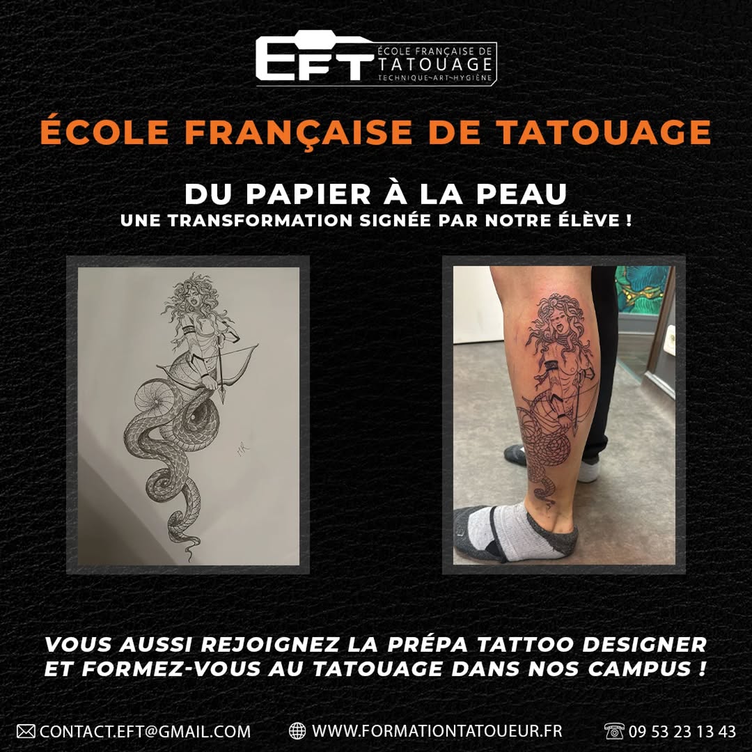 Nos élèves assurent ! ✍️

De la feuille à la peau, ils transforment leurs idées en véritables œuvres d’art. ✨

Toi aussi, rejoins la prépa Tattoo Desi