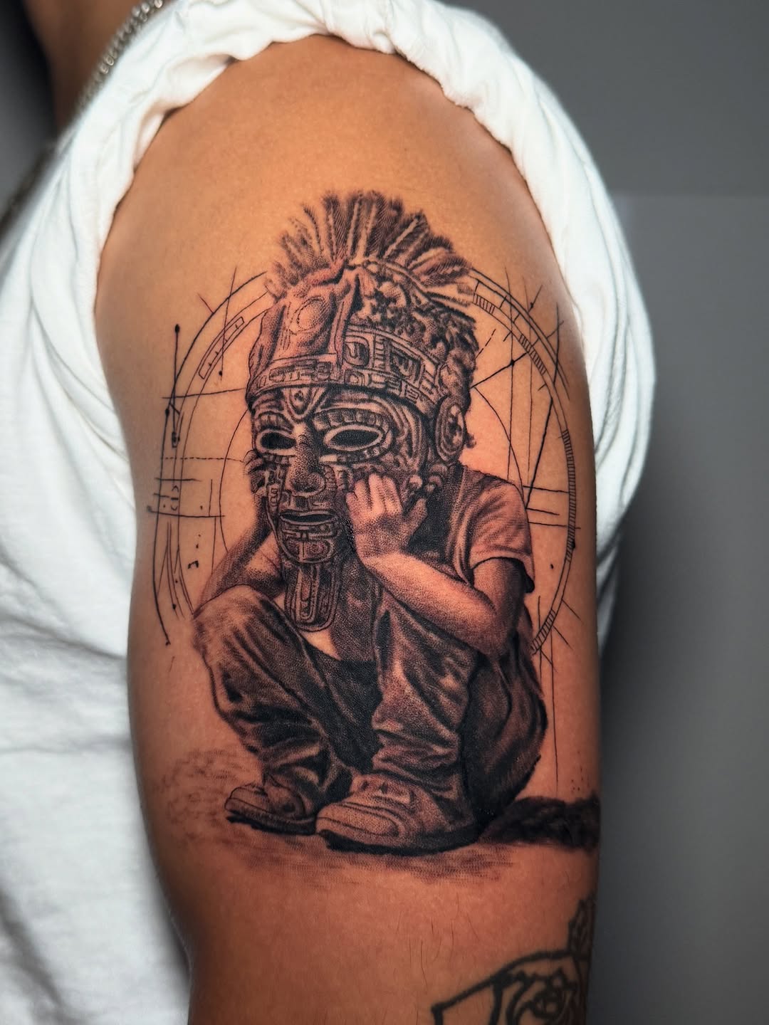 Loving the final result of this piece for @broojrr 
• Thanks for giving me full creative freedom on this one. 
• 
To book your next appointment, text 