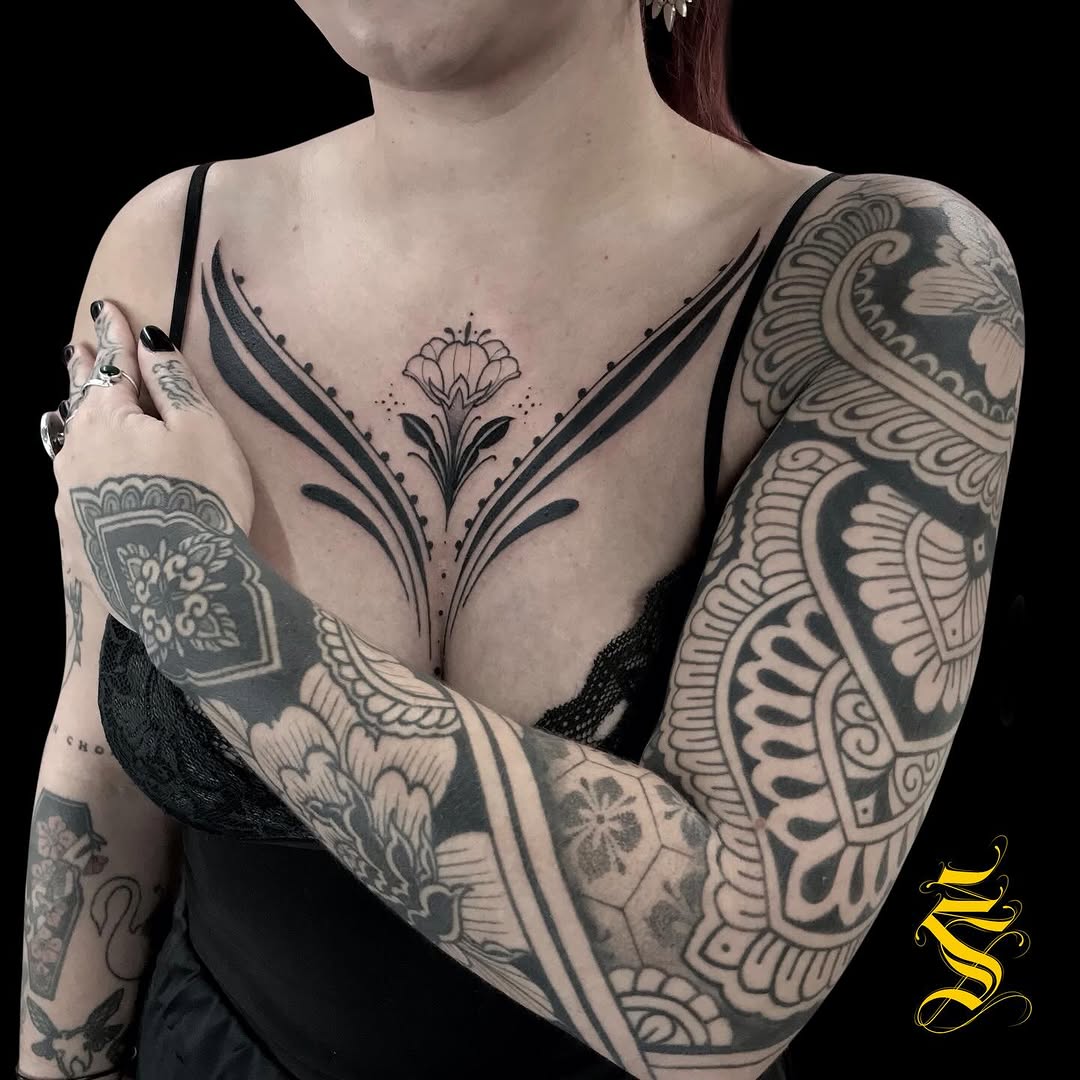 Healed arm and fresh chest for @billiboh✖️

For Bookings and Enquiries:

DM: @ninefive_tattooclub
  @electricsteeztattoos
Email: theelectricsteez@gmai