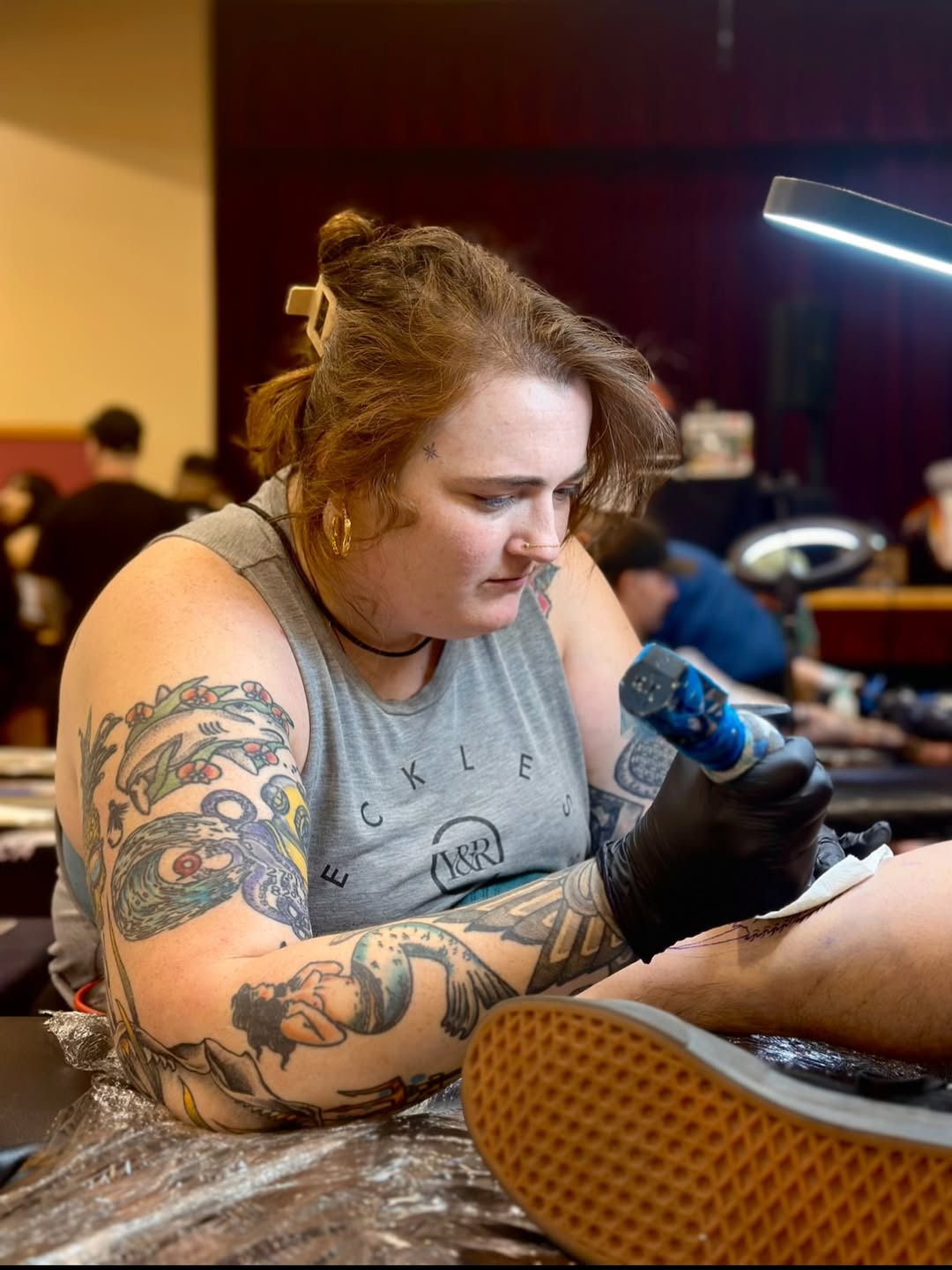 Hi guys! It’s about time I introduced myself- I’m Elle- Tattoo Artist @luckystattoosimi (Simi Valley, CA) Been on Earth for 33 years, living in CA for