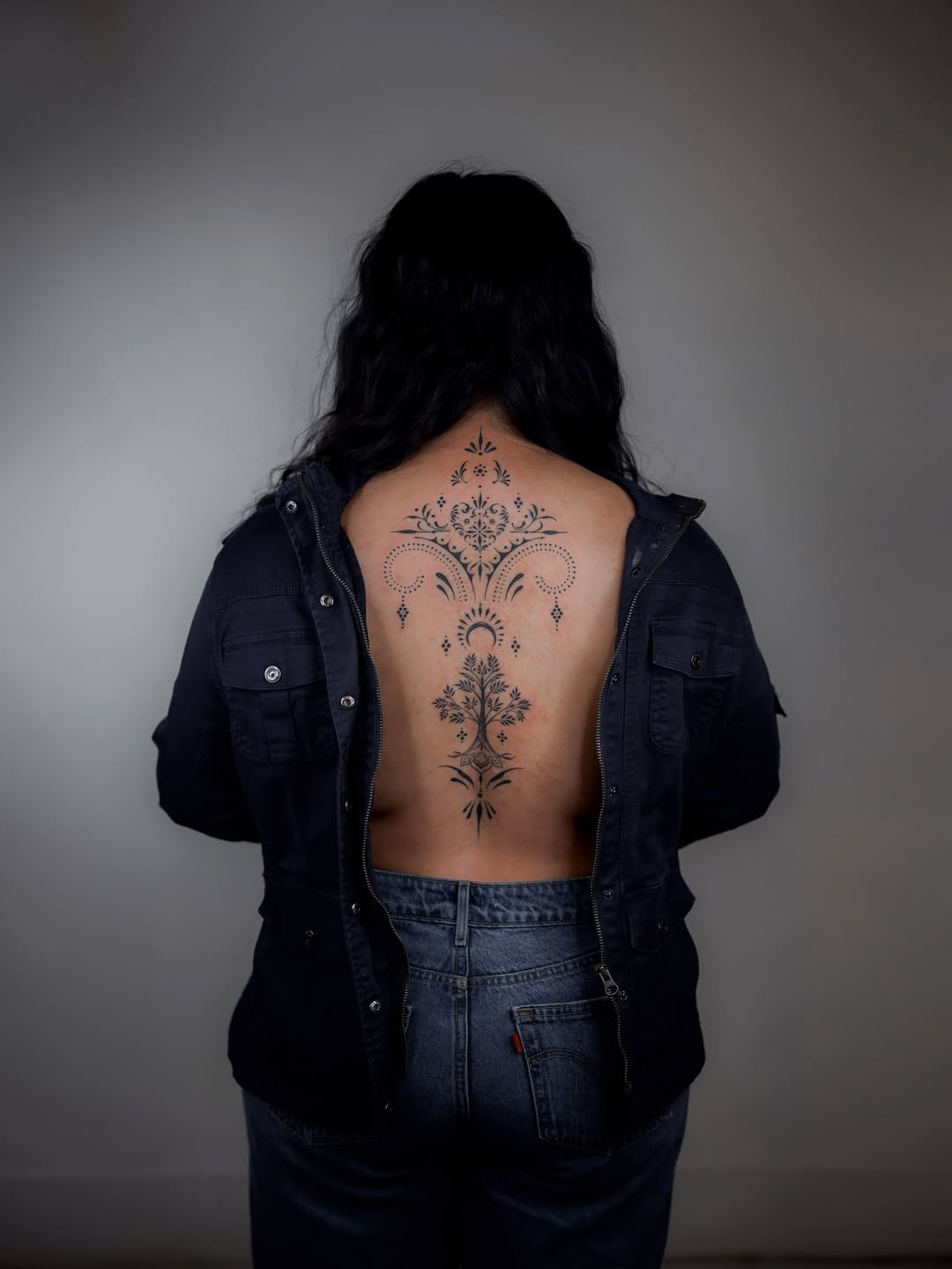 Wasn’t my whole idea to start off with but happy how it came together 
  Always been like backs look naked without anything on em now