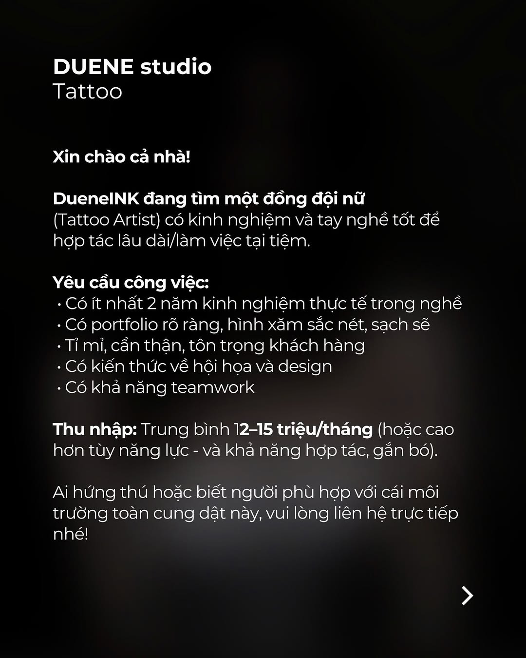 

-.. ..- . -. . / .-.. ..- …- ..-
 Hotline: 0962414222
 Address: số 1 ngõ 169 Tây Sơn, Đống Đa, Hà Nội
‍ Instagram: @duene.inkstudio
#tattoo #art #st