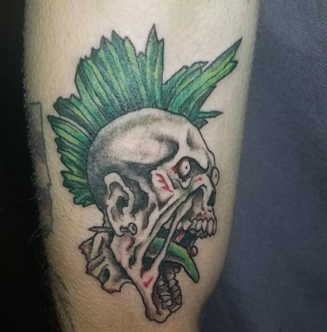 Punk rock zombie #tattooohio