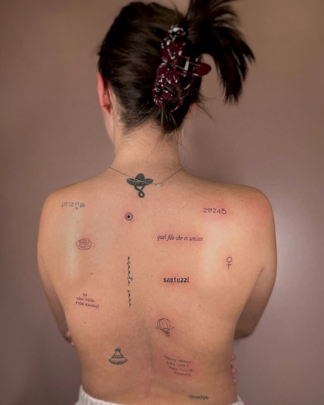 nuovi dolcissimi babies per C. 

Tatuaggi schiena 
Tattoo stickers 
Small tattoos fineline