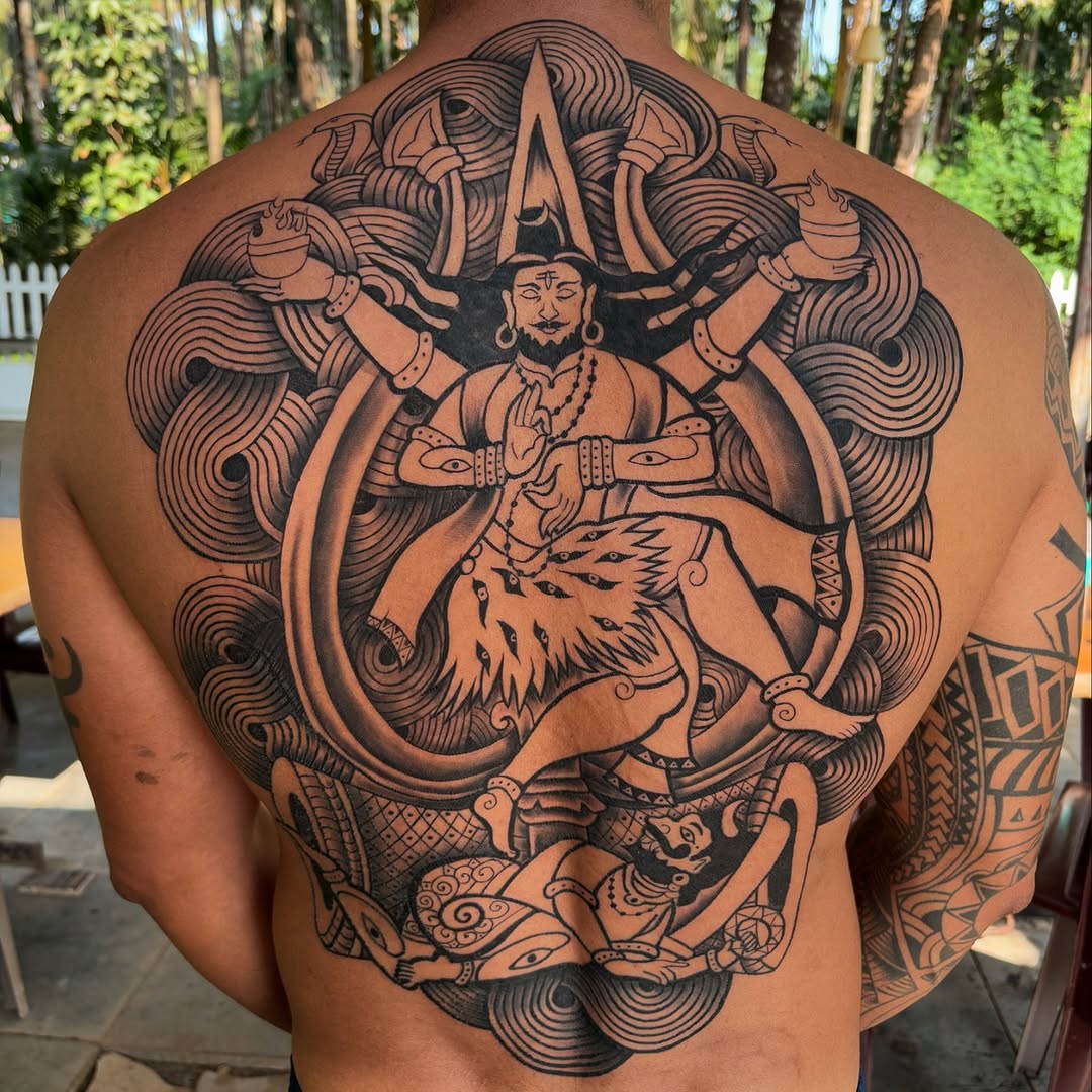 Done This Back Piece In International Inkdian Tattoo Festival .

 3rd Place 