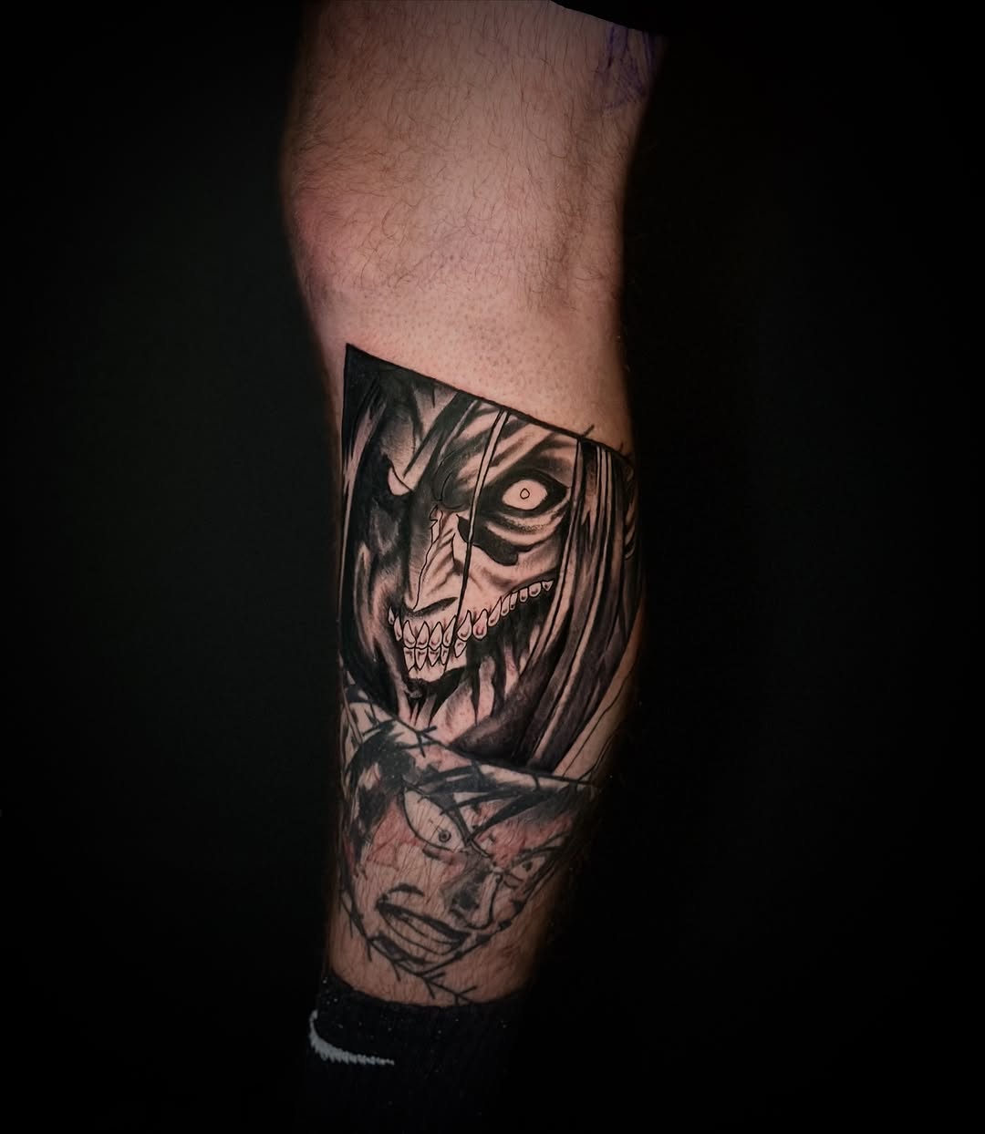 Here’s your friendly reminder that I love doing anime tattoos aaaaand I do black and grey too lol. 

Huge thank you to Adam for letting me add onto hi