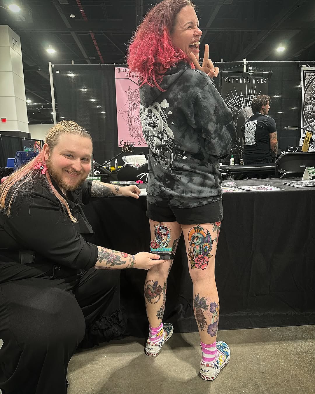 I’m really proud to say I placed 3rd in the medium color category for this peacock boi @milwaukeetattoofestival ! It was a super competitive category,