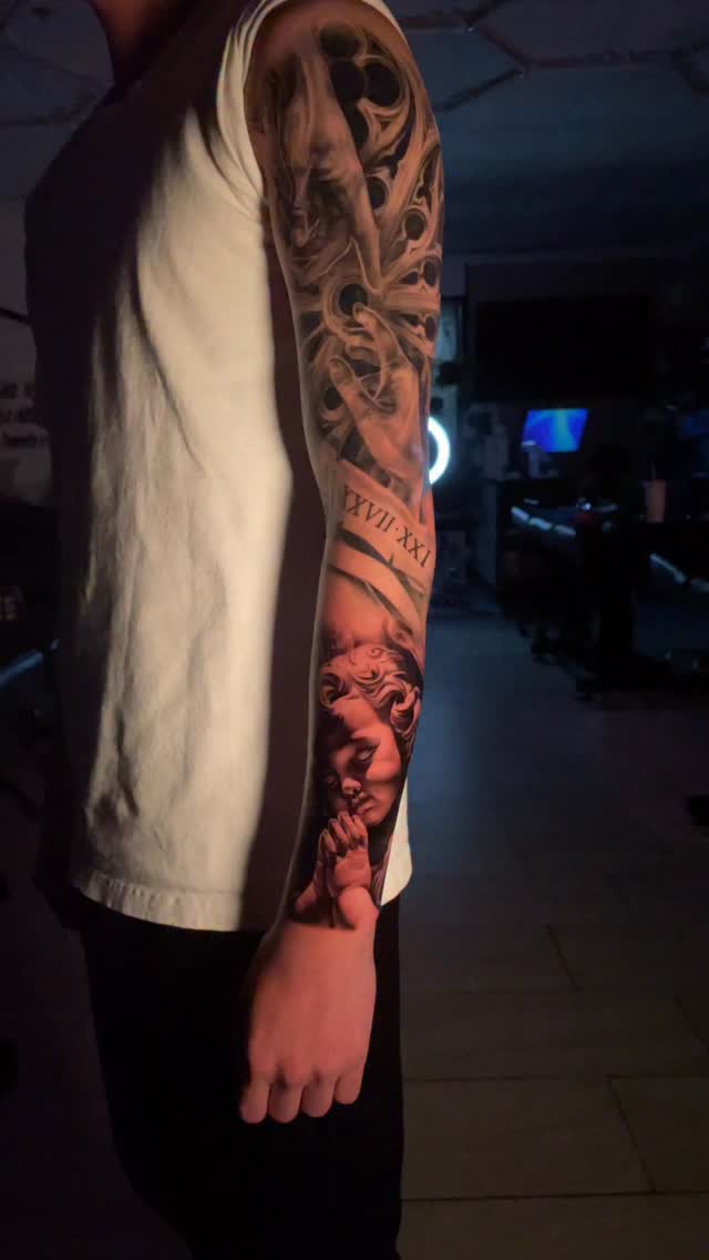 Another fun sleeve in progress. Always grateful for the trust.