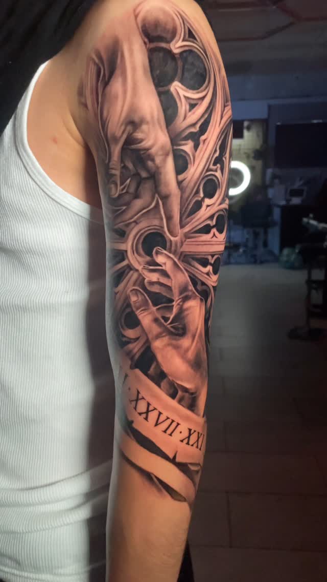 18 years old, first tattoo, sat like a rock