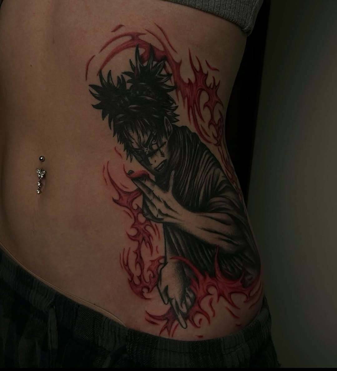 
•
•
•
#anime #tattoos #customart #jujutsukaisen #ribtattoo