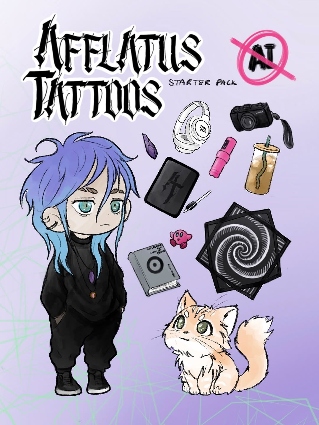 Back to my roots for my very own starter pack! Potu, me and a few essentials I’m very rarely seen without haha (I know I’m late to the party)

This is