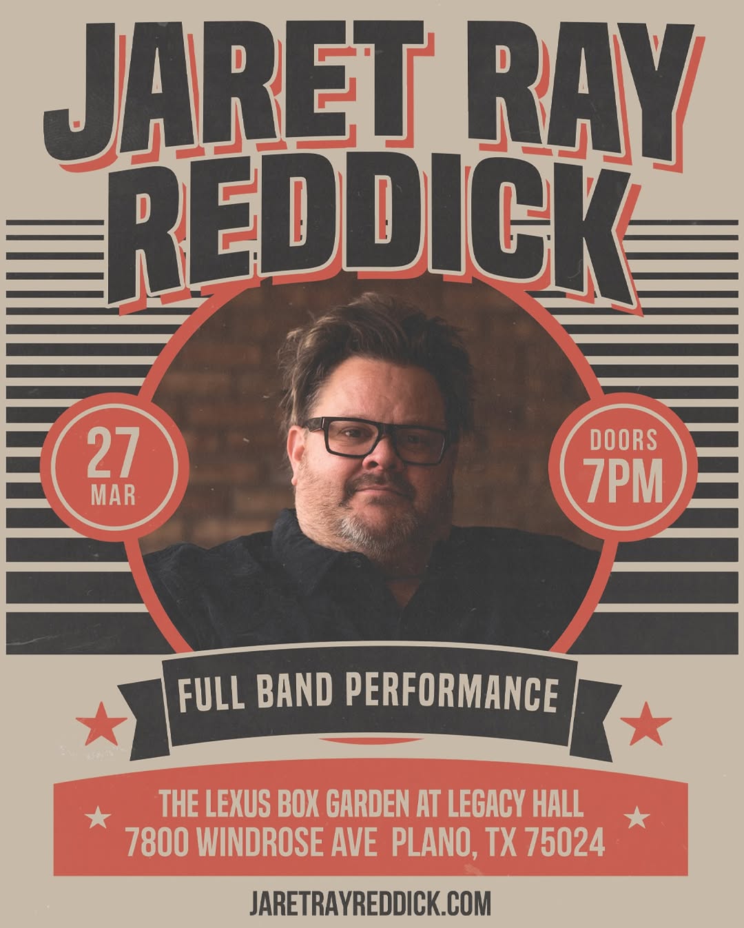 We’re getting the band back together!!! Can’t wait!! 
First show for me and the dudes this year! Come support your boy and a great location for fun an