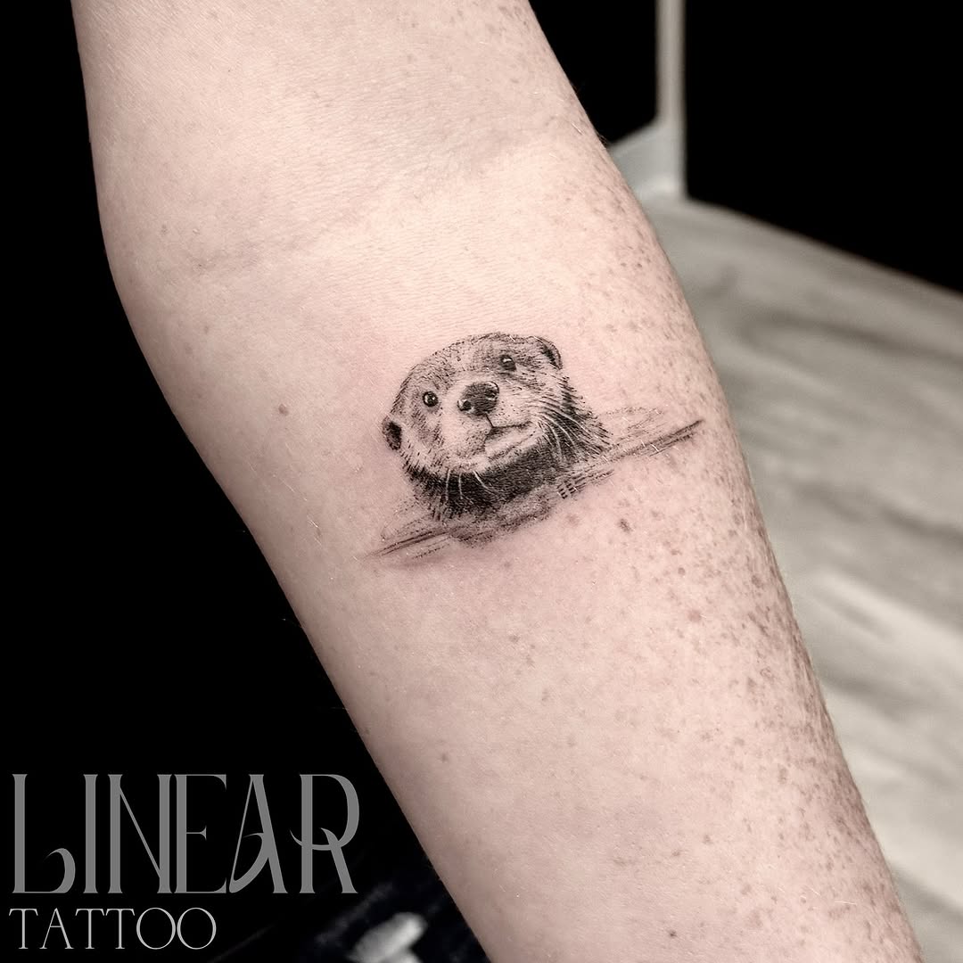  ℎ ℎ ℎ ℎ   ℎ     ℎ ℎ….  ’   

#ottertattoo #microrealism #stlouistattooartist #stltattooartist #stlouisfinelinetattoo #fineline #tattoostyle #tattooof