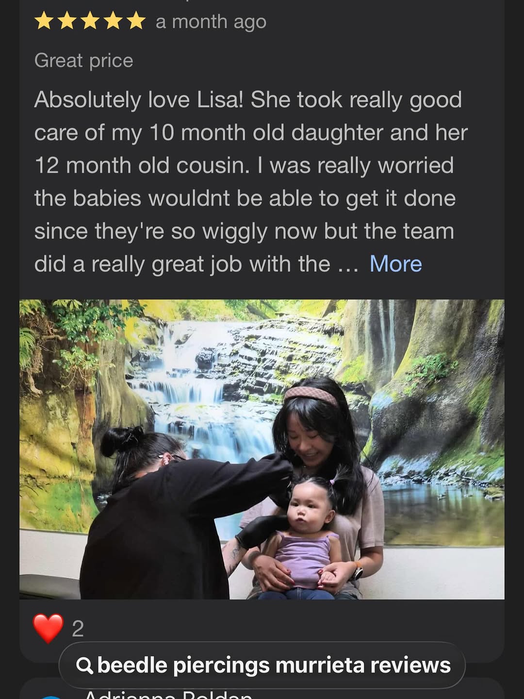 ✨ Infant Ear Piercing at Beedle Piercings ✨

Looking for a safe and professional place to have your baby’s ears pierced? I would love to help 

At Bee