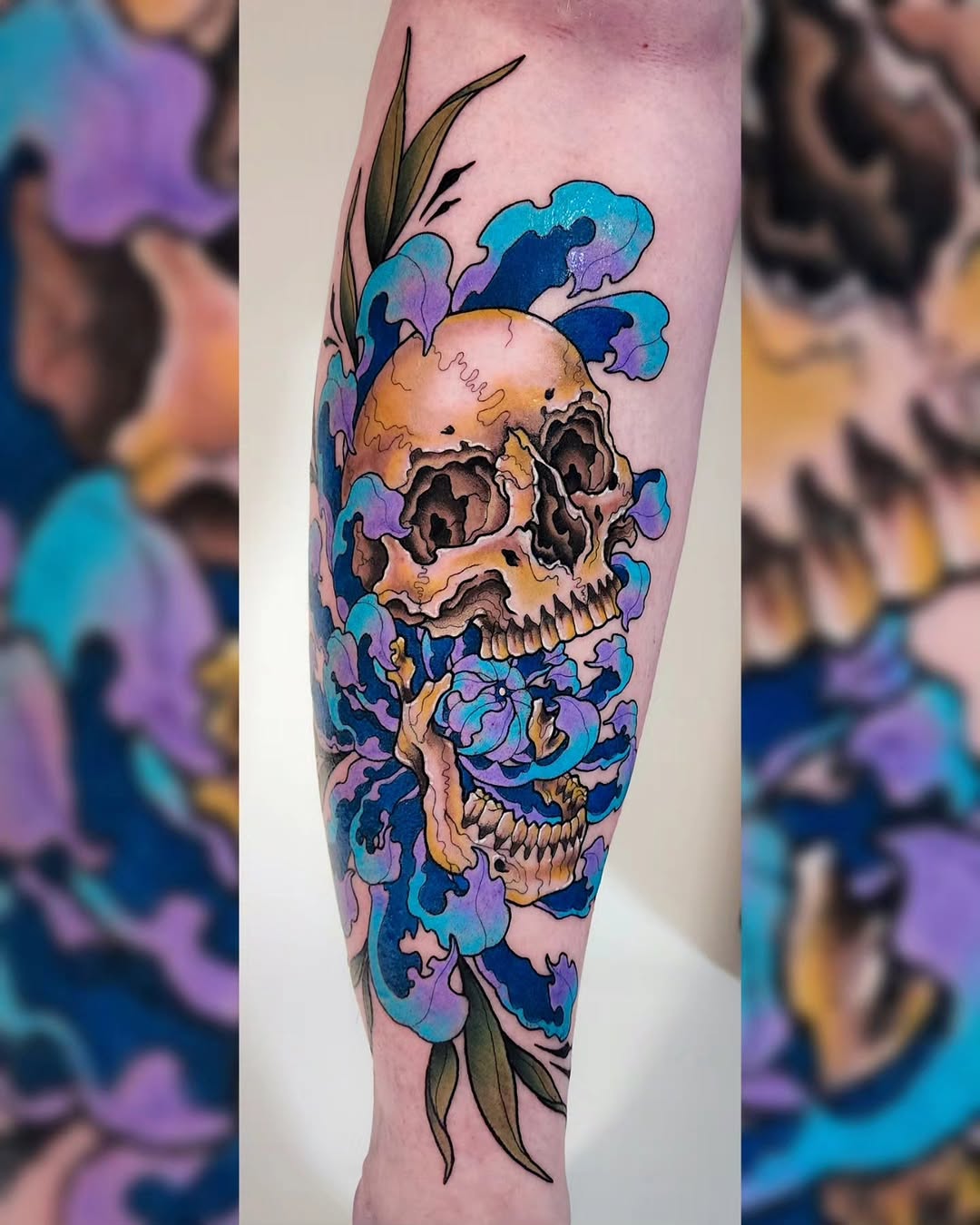 Im so excited to post this one! I always love when my clients give me the freedom to draw whatever I want 
Thanks Jess! ♡♡♡
•
•
•
•
•
#skull #skulltat