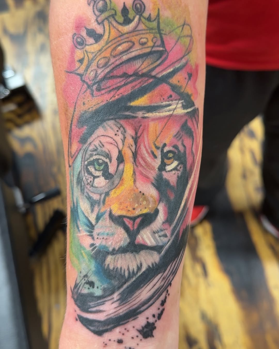 Fun piece today on my sister @msshannon22 I tattoo 7 days a week! from the sun comes up till the sun goes down I’ll take care of you! Dm me for your n