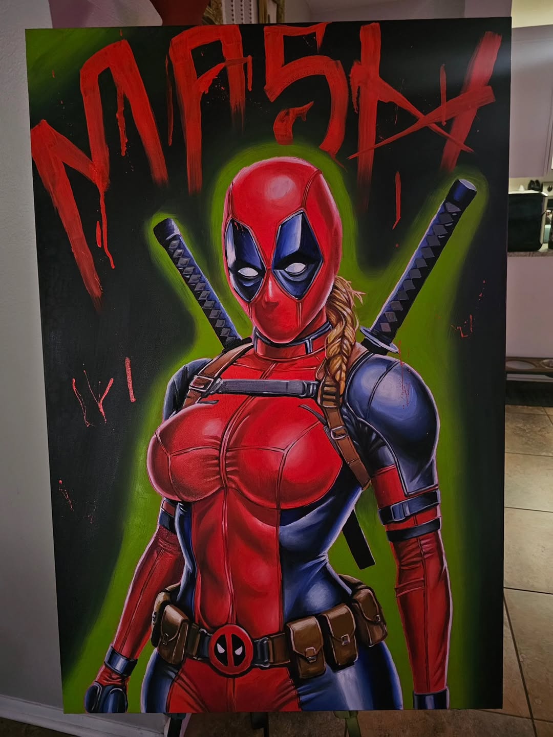 Lady Deadpool 
#az #aztattooer #aztattoo #az #aztattooshop #aztattooartist #arizona #arizonatattooshop #arizonatattooartist #arizonatattoo #arizonatat