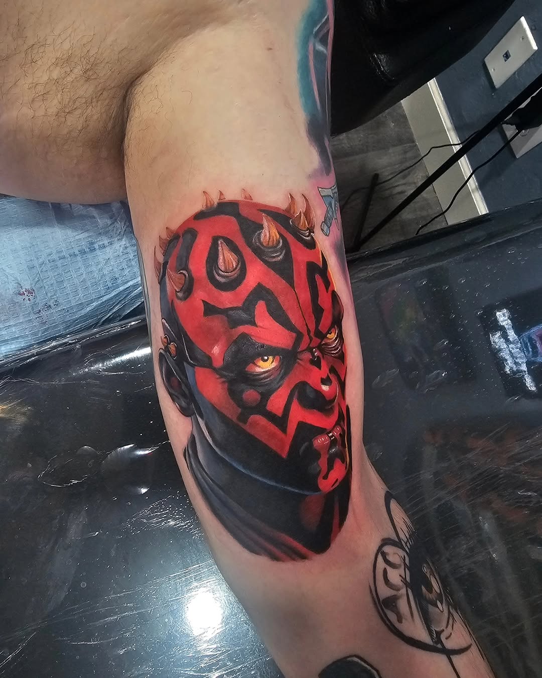 Darth maul 
#az #aztattooer #aztattoo #az #aztattooshop #aztattooartist #arizona #arizonatattooshop #arizonatattooartist #arizonatattoo #arizonatattoo
