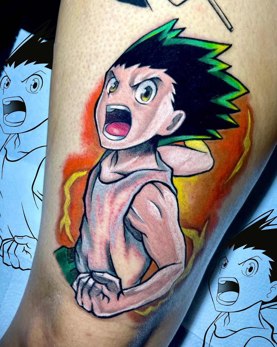 Gon Freecss ❌ Uno más de HxH para la colección muchas gracias Ari por volver y ese aguante! 

Hecho en dos sesiones, líneas y negro curado, el resto f