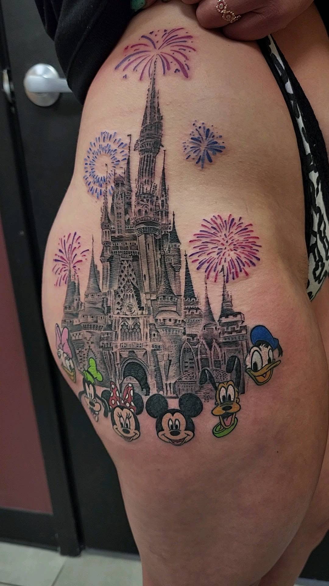 This was so much fun to work on. She sat like a champ!! My books are now open for January and February! #tattoo #tattoos #realism #realistic #art #art