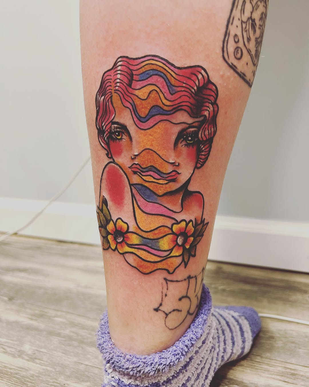 My besty @liv.brasch got this here retro lady from my flash and made my whole freaking day! I love doing my flash though I don’t get to do it as much