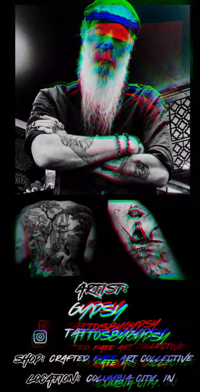 If you wanna see the rest.Go pick up your copy of Blood & Ink Magazine today !!!!
... Urban's Edge ... Industry Inks ... Crafted Fate Art Collective