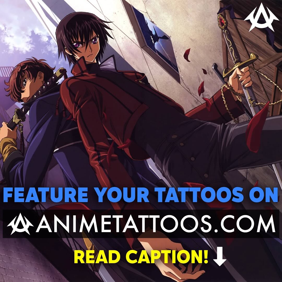 Get your tattoos featured on animetattoos.com!  (Yes it’s free)

Every month we write articles showing off anime tattoos that get tens of thousands of