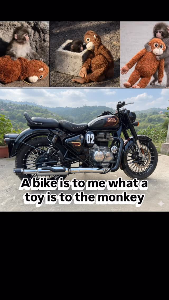 #viralpost #monkey #bike
