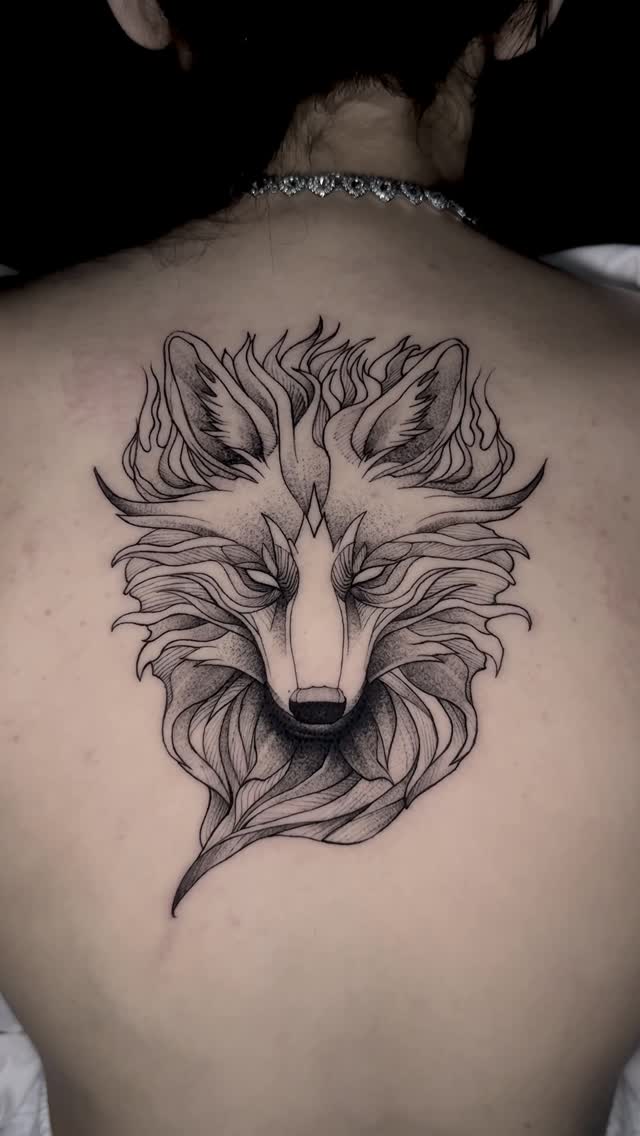 #blackwork #tattoo #dark #tatt #blackworkers #darkart #darkartists #wolf #wolftattoo #wolfspirit #inked #inklife #tattooed #blackart #darkartist