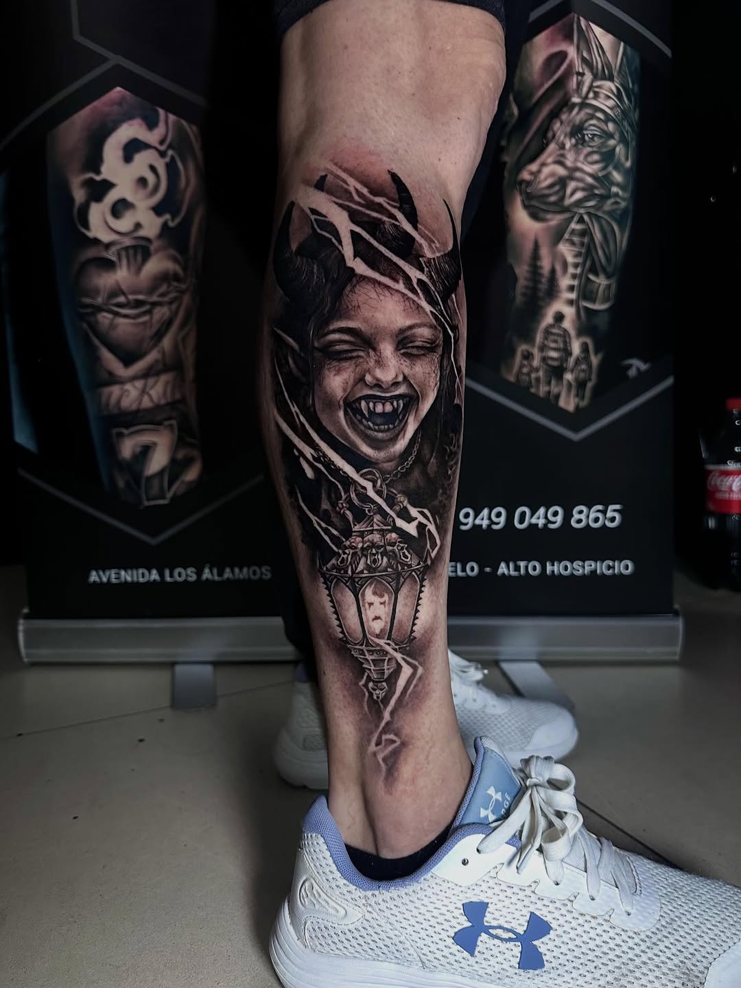 Finalmente les presento la pieza que realizamos el día domingo 05/10/2025  en la “Expo tattoo fest ARICA SIN FRONTERAS I ” para la categoría de BLACK 