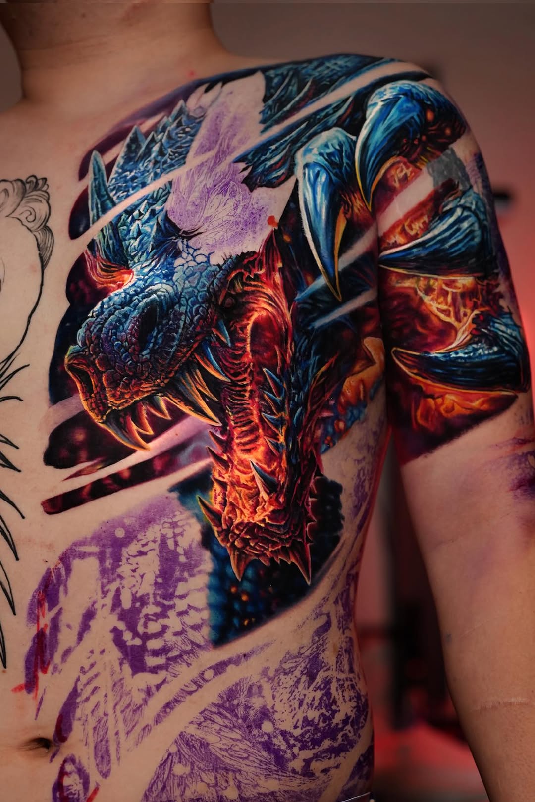 Rồng Vắt Vai loading…..
Bà Thương Nari mới sắm quả lens chụp chi tiết ác quá

#rawpigments  #DongHoStencil #DongHoGlide #Spiritink #SpiritRealism
 #ta