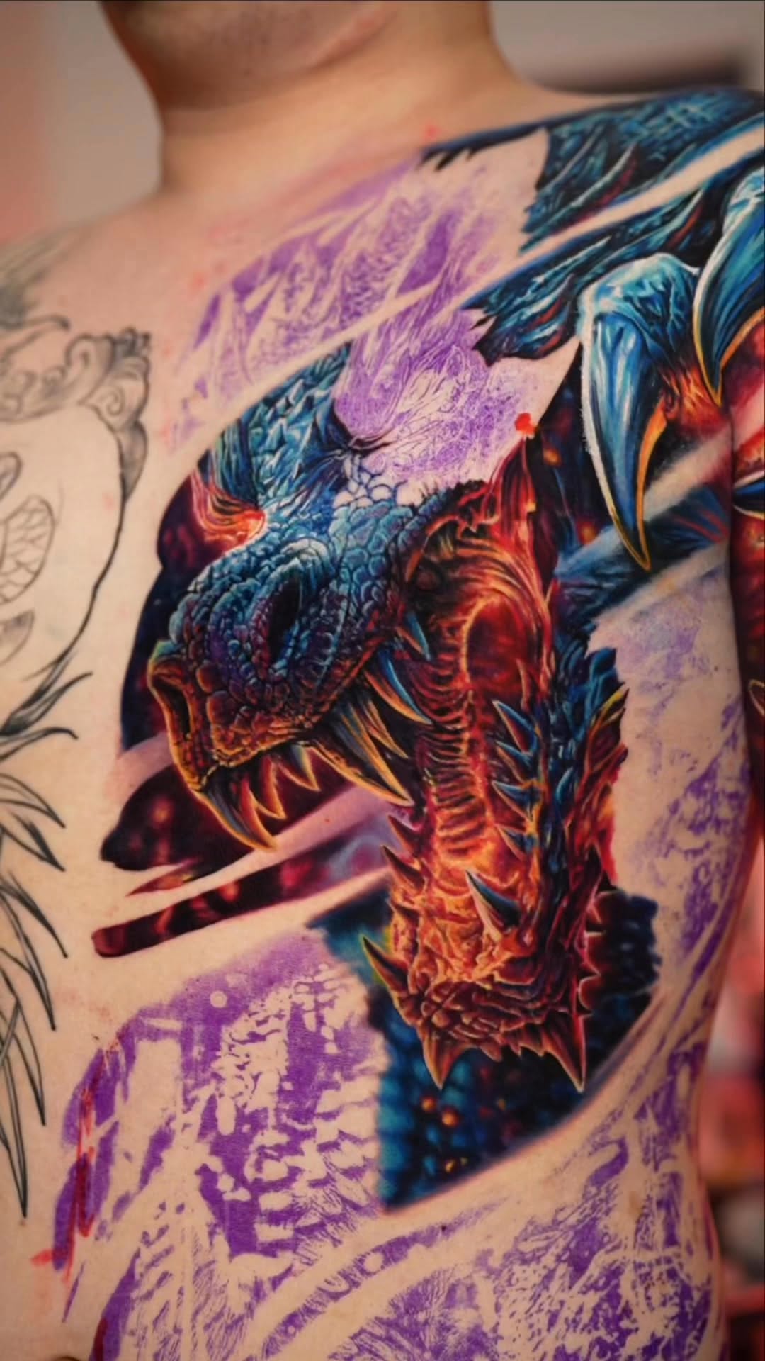 Rồng Vắt Vai phong cách tả thực cho anh khách đến từ Mộc Bài 

Collab cùng học trò Tân Khoa

#rawpigments  #DongHoStencil #DongHoGlide #Spiritink #Spi