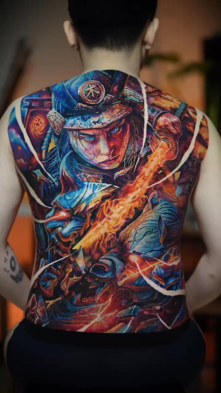 Tác phẩm “Hoả Chí”
Thân xác tuy có yếu mềm nhưng ý chí thì luôn mạnh mẽ như ngọn lửa đang rực cháy 

Một tác phẩm đầy tâm huyết về sự kiên cường của c