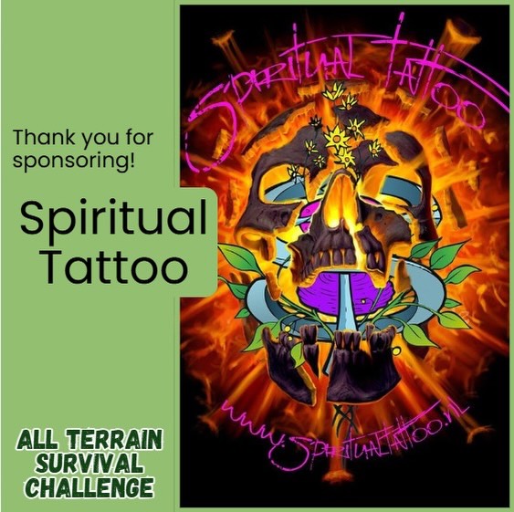 Zonder sponsoren zouden we de survivalrun niet kunnen organiseren en daarom willen we Suan Fuchs van Spiritual Tattoo hartelijk bedanken voor zijn ste