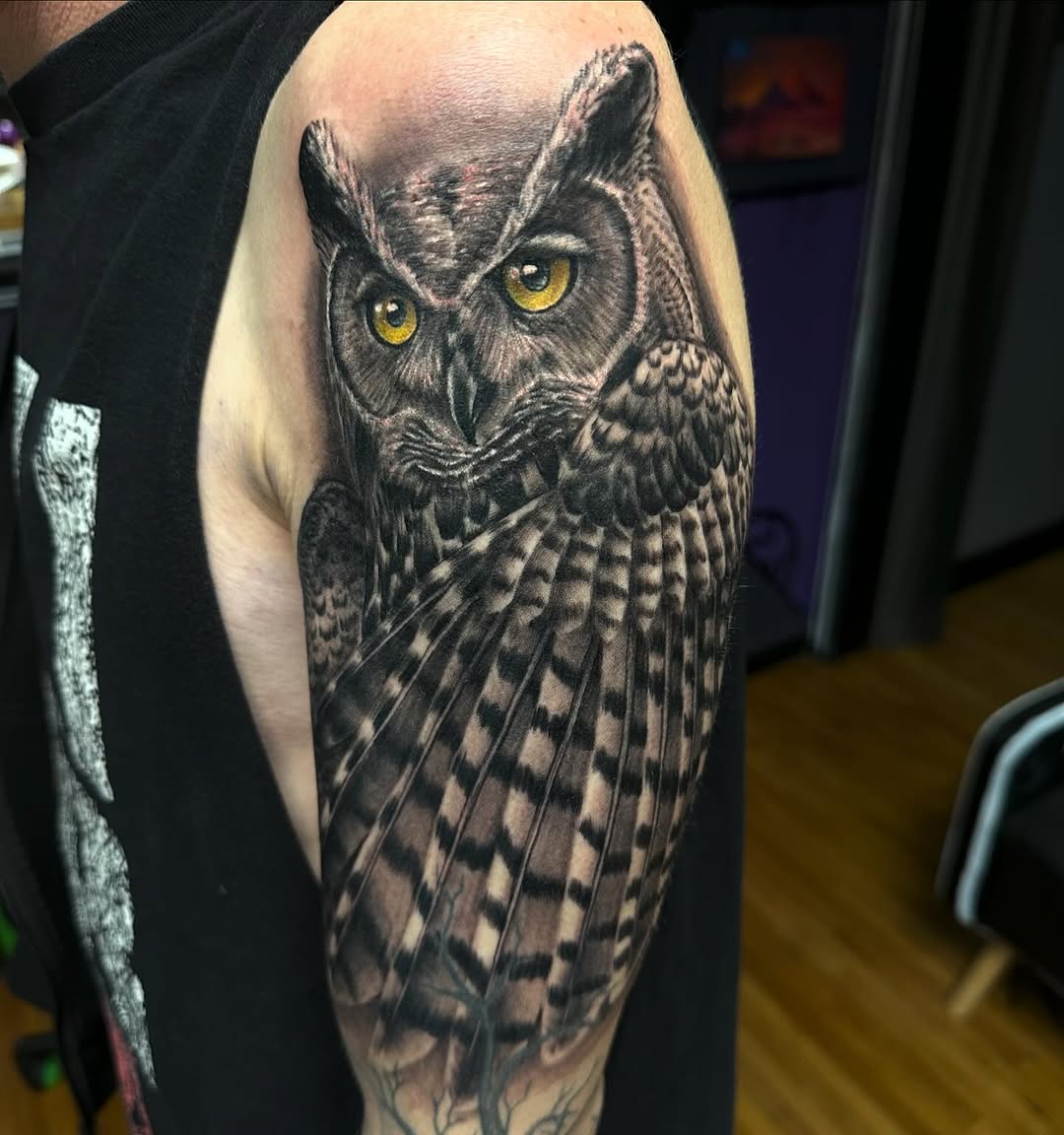 #owl #owls #owltattoo #birdsofprey
