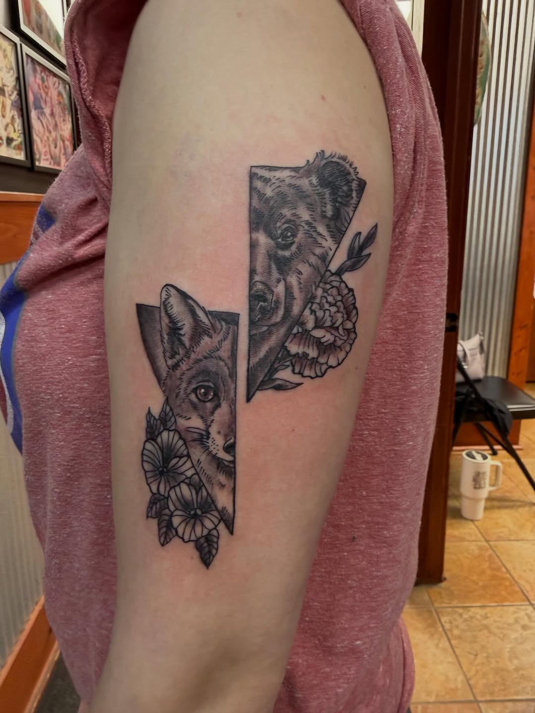 Fox and Bear for Sarah for her kiddos!