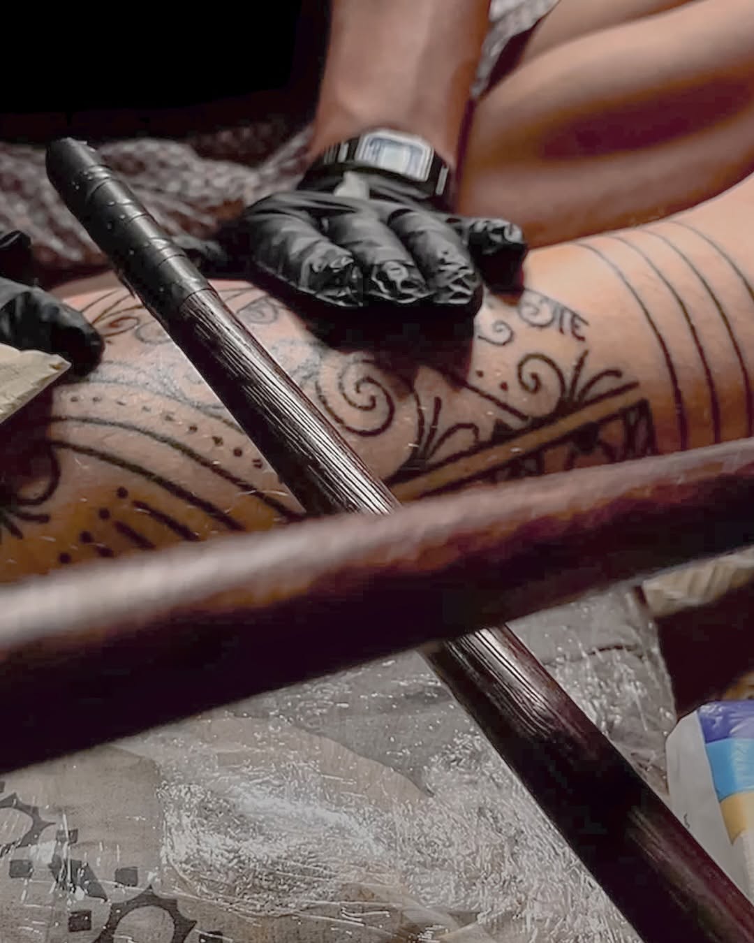 Lower leg traditional tapping tattoo, work in progress.
Slow hands. Honest lines. 

For bookings and inquiries,
send a DM or click the link in my bio 