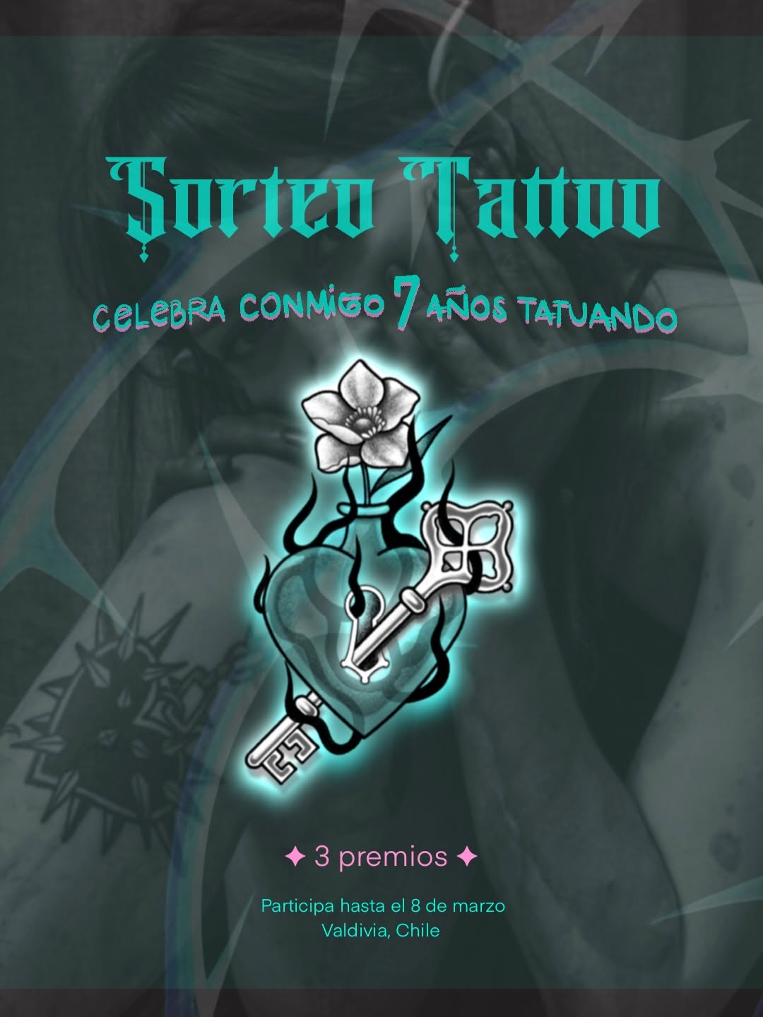 CONCURSO REALIZADO ☑️⚠️ Solo esta cuenta oficial anunciará ganadores.
No envío links ni pido datos por mensaje privado!!!

7 años tatuando.
Y ya somos