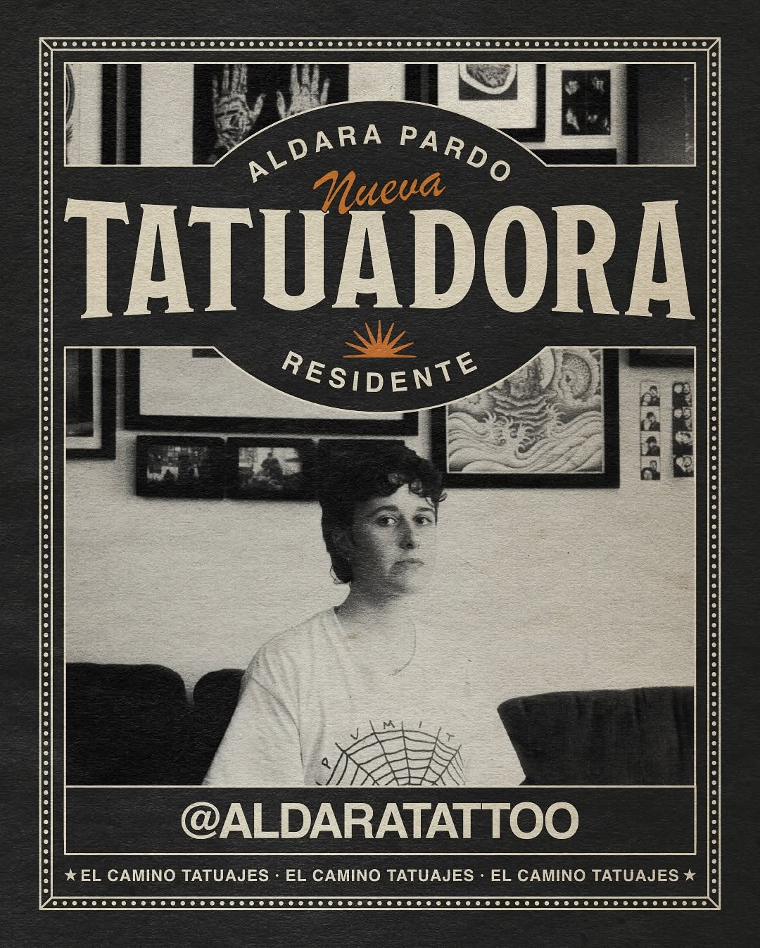 Estamos muy contentos de anunciar que a partir del próximo lunes 28 de abril tenemos nueva integrante en el equipo. 
Aldara Pardo, tatuadora especiali